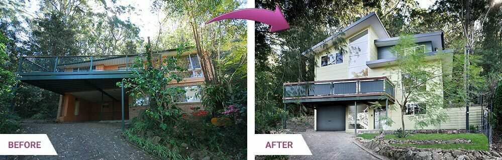 home renovation Lane Cove - before and after
