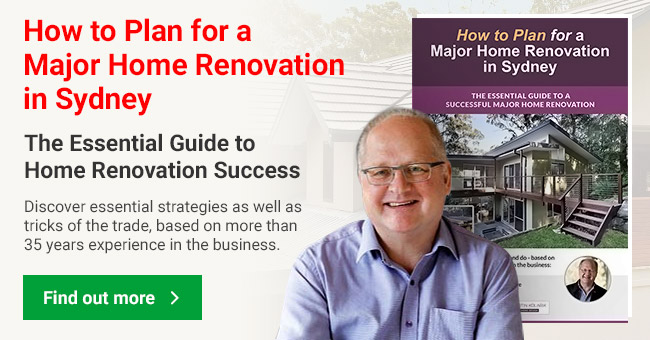 how to plan for a major home renovation in Sydney guide
