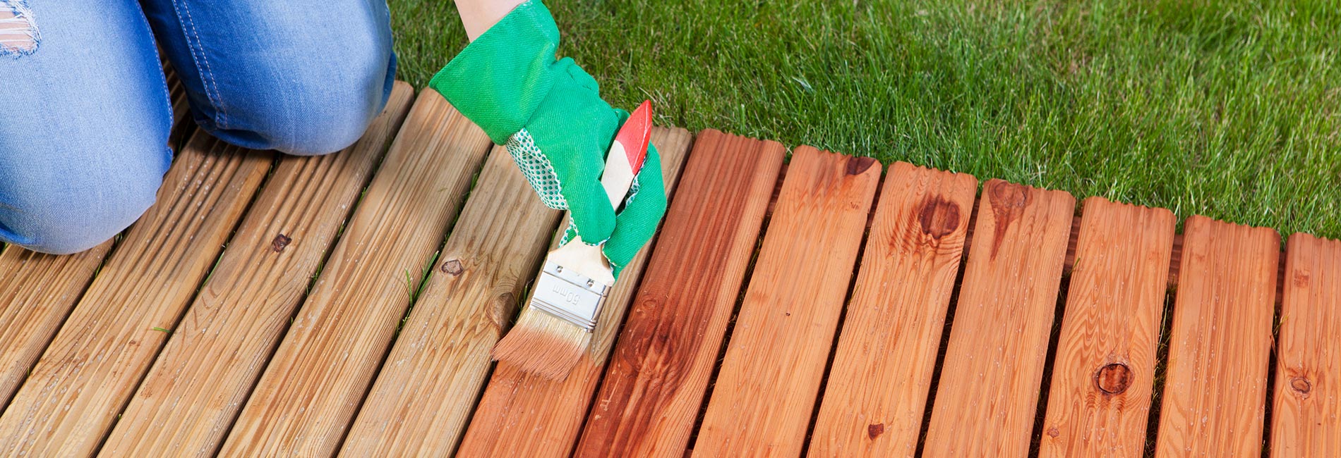 clean and oil your deck