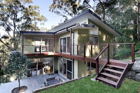 renovated home on bushfire prone land
